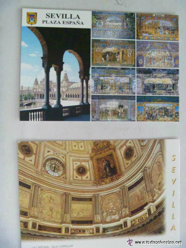 Postales: LOTE DE 2 POSTALES DE SEVILLA. - Foto 1