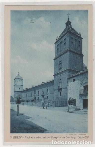 Postales: Ubeda 2 Fachada principal del Hospital de Santiago siglo XVI Sin circular.
