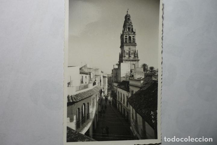 Postales: POSTAL CORDOBA JUDERIA Y CAMPANARIO MEZQUITA-ESCRITA CM