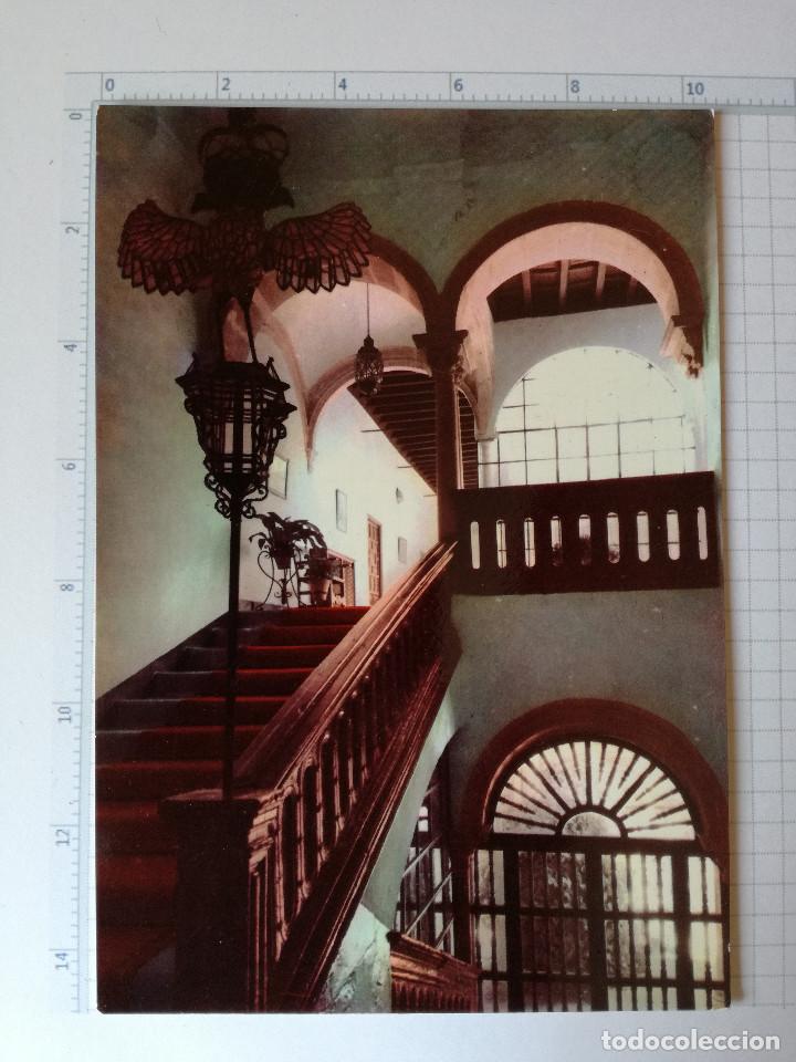 Postales: POSTAL N&ordm; 503 - JAEN - UBEDA, ESCALERA DEL PALACIO DEL CONDESTABLE DAVALOS - ED. FEDERICO ADAN 1962