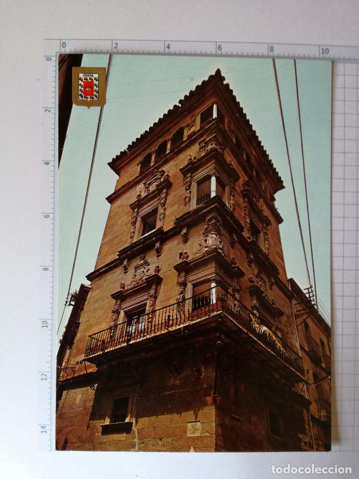 Postales: POSTAL N&ordm; 5 - JAEN - UBEDA, TORRE DEL PALACIO DEL CONDE DE GUADIANA - ED. FISA 1963