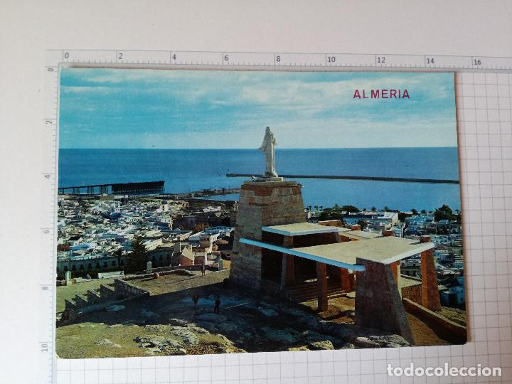 Postales: POSTAL N&ordm; 2006 - ALMERIA - CERRO DE SAN CRISTOBAL Y PUERTO - ED. ARRIBAS 1962