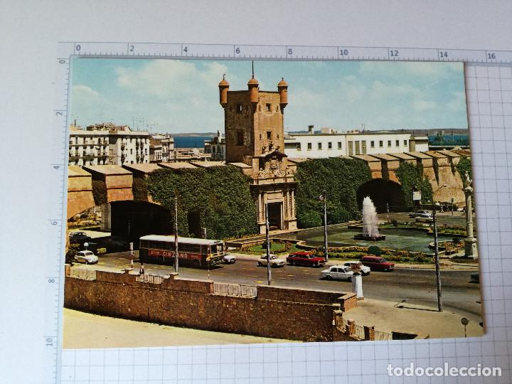 Postales: POSTAL N&ordm; 122 - CADIZ - PUERTA DE TIERRA - ED. GARCIA GARRABELLA 1974