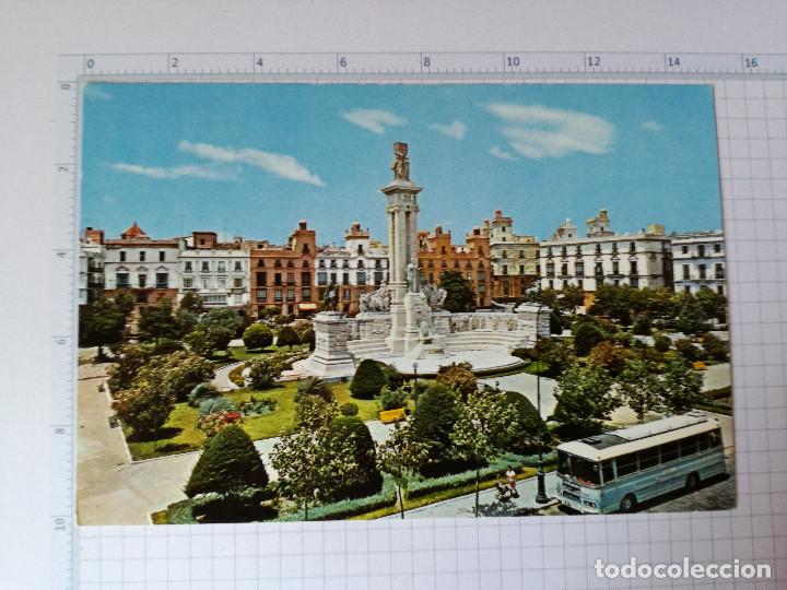 Postales: POSTAL N&ordm; 9518 - CADIZ - PLAZA DE ESPA&Ntilde;A - ED. BEASCOA 1968