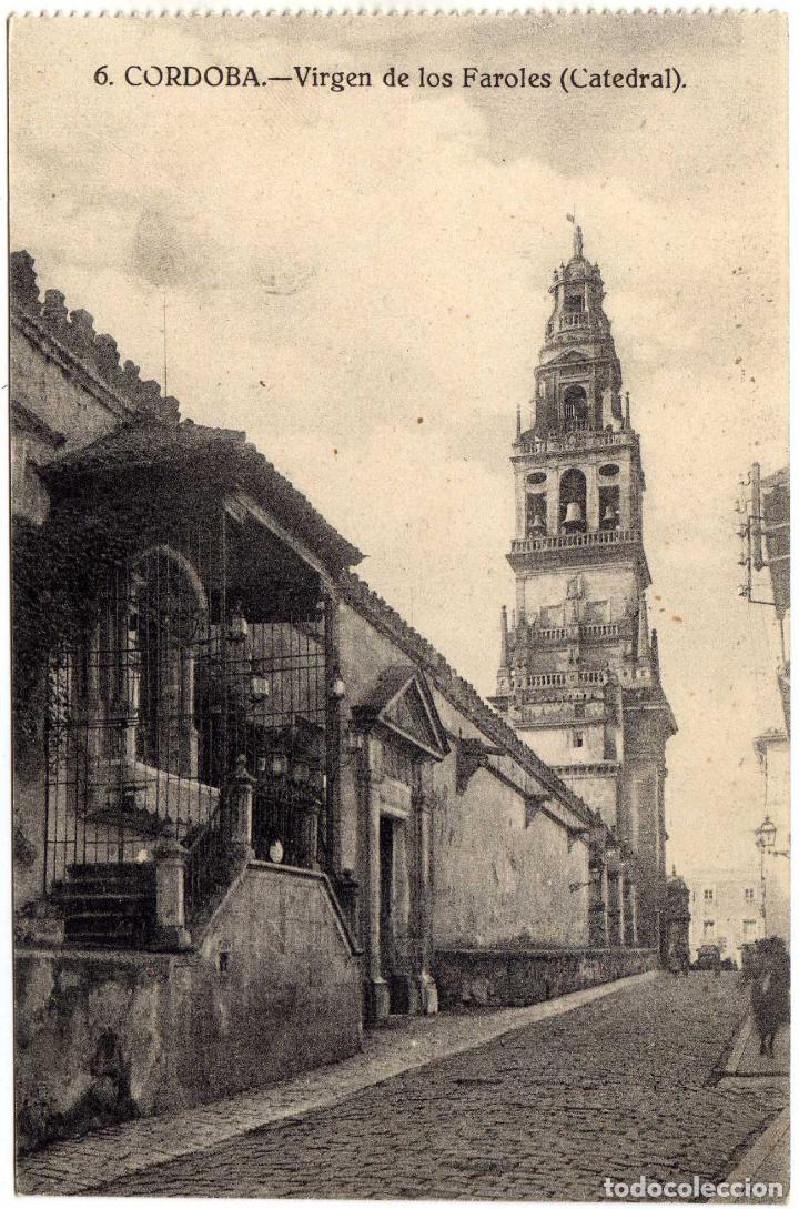 Postais: BONITA Y RARA POSTAL - CORDOBA - VIRGEN DE LOS FAROLES - CATEDRAL