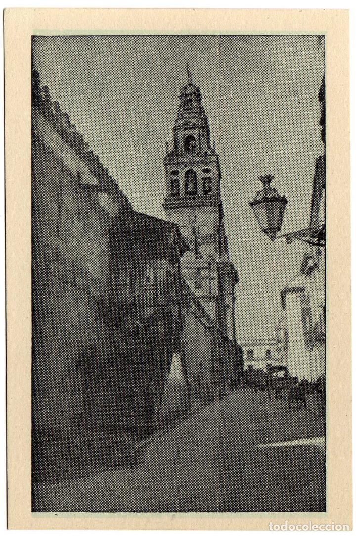 Postais: RARA POSTAL - CORDOBA - VIRGEN DE LOS FAROLES Y CAMPANARIO DE LA CATEDRAL
