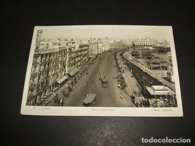 Postales: CADIZ CALLE ISAAC PERAL - Foto 1