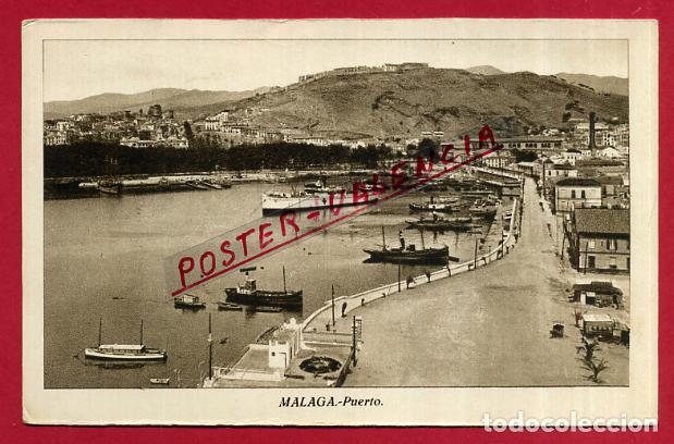 Postales: POSTAL MALAGA , PUERTO , ORIGINAL , P85879