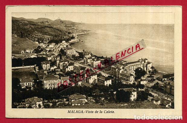 Postales: POSTAL MALAGA , VISTA DE LA CALETA , ORIGINAL , P85886