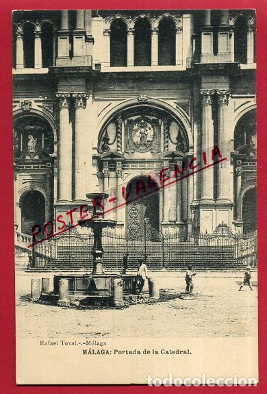 Postales: POSTAL MALAGA , PORTADA DE LA CATEDRAL , ORIGINAL , P85891