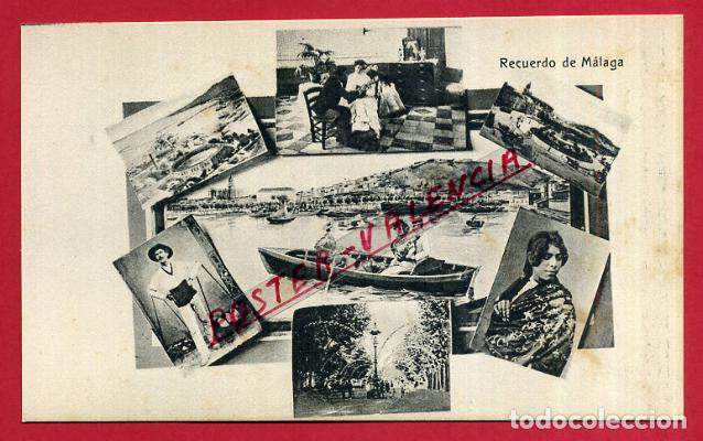 Postales: POSTAL MALAGA , GRUSS , RECUERDO DE MALAGA , ORIGINAL , P85924