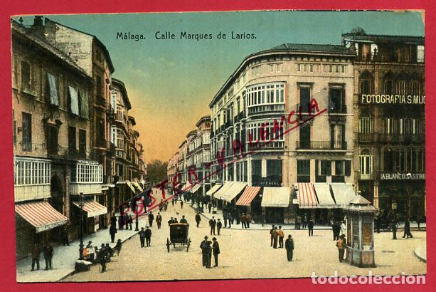 Postales: POSTAL MALAGA , CALLE MARQUES DE LARIOS , ORIGINAL , P85930