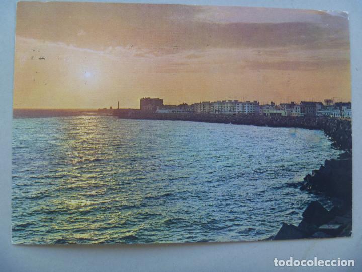 Postales: POSTAL DE CADIZ : CAMPO DEL SUR  . CIRCULADA  CON SELLO DE FRANCO . A&Ntilde;OS 60