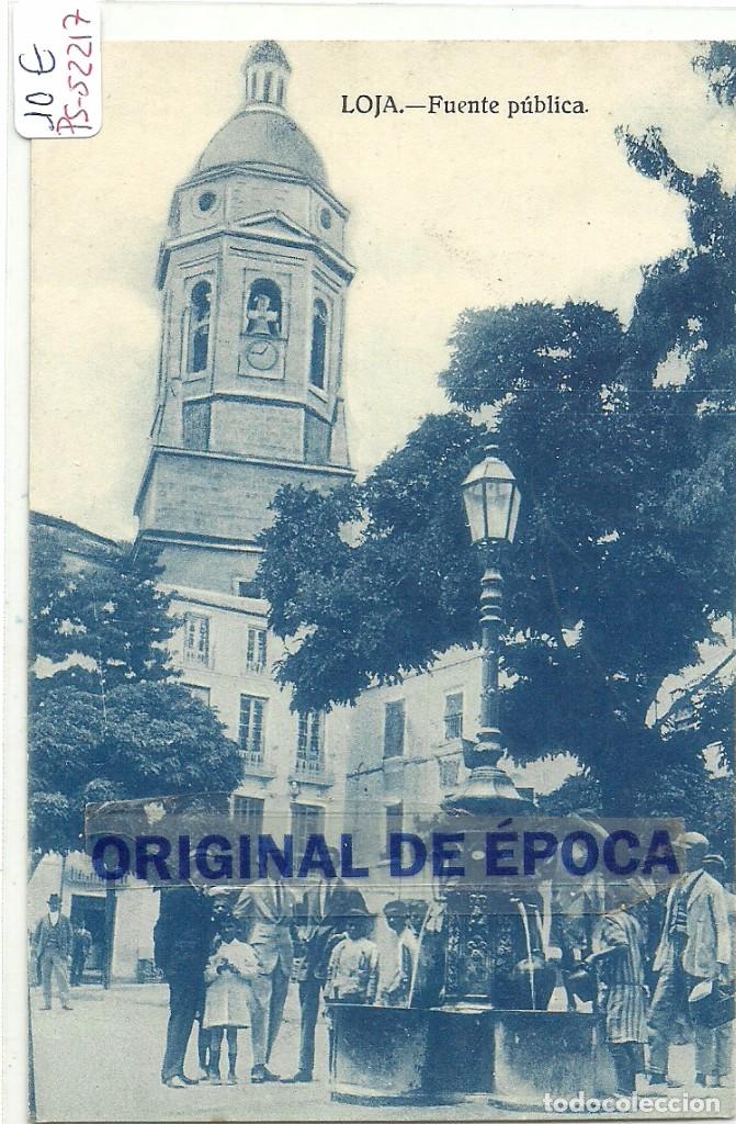 Postales: (PS-52217)POSTAL DE LOJA-FUENTE PUBLICA