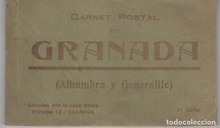 Postales: Antiguo Bloc de  Postales  de Granada . 20 postales . - Foto 1