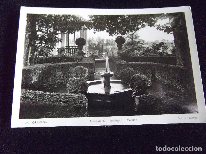 Postales: GRANADA-V43-ALHAMBRA-GENERALIFE-N&ordm;79-JARDINES