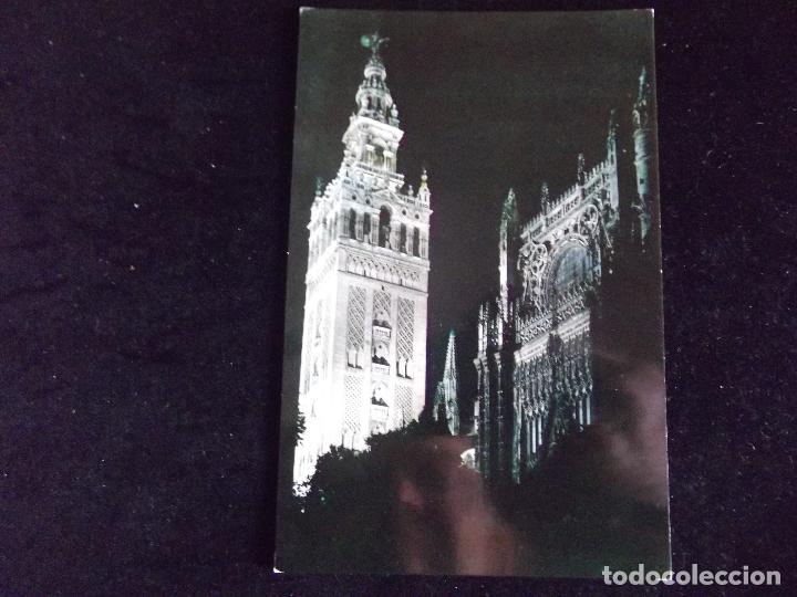 Postcards: SEVILLA-V43-LA GIRALDA-VISTA NOCTURNA