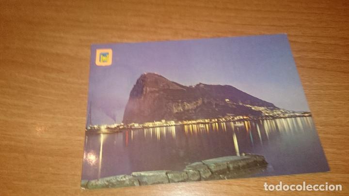 Postales: POSTAL LA LINIA VISTA NOCTURNA DEL PE&Ntilde;ON DE GIBRALTAR  SIN CIRCULAR