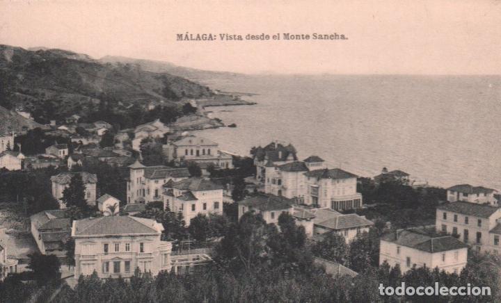 Postales: POSTAL MALAGA VISTA DESDE EL MONTE SANCHA   P.MUNDI/ANDAL-001  PERFECTO ESTADO