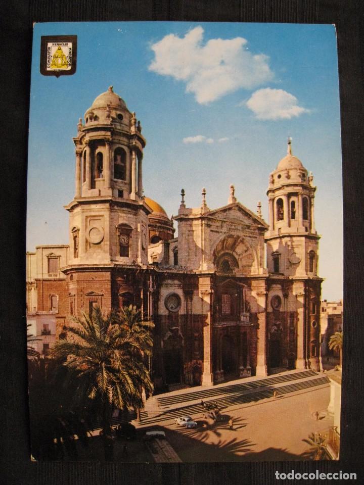 Postales: POSTAL CADIZ - PRIMERA COLECCION DE CATEDRALES - N&ordm; 19 - LA CATEDRAL.