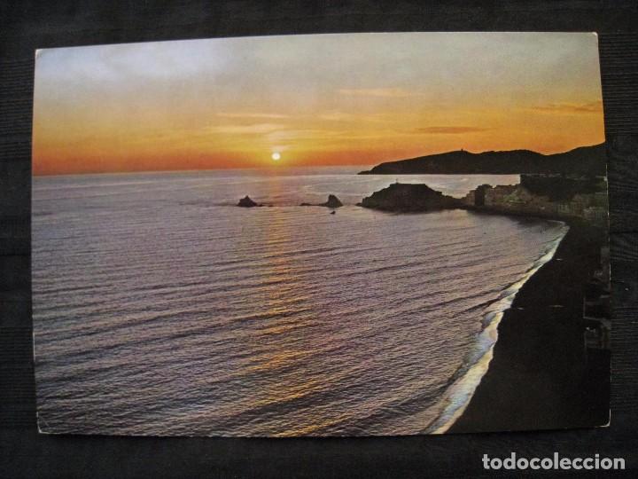 Postales: POSTAL ALMU&Ntilde;ECAR - PUESTA DE SOL.