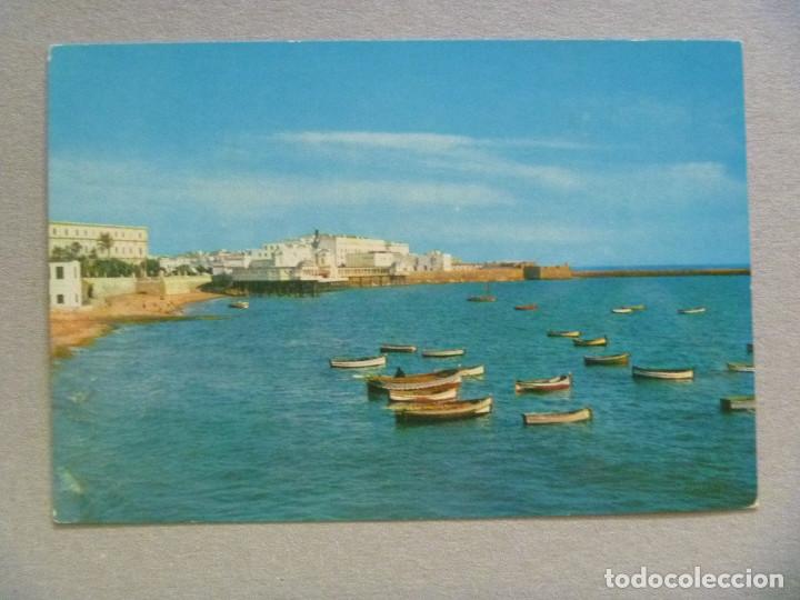 Postales: POSTAL DE CADIZ : PANORAMICA DE CAMPO DEL SUR  . A&Ntilde;OS 60