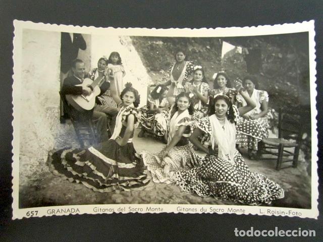 Postales: POSTAL GRANADA. GITANAS DEL SACRO MONTE. ROISIN. - Foto 1