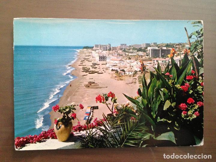 Postales: POSTAL COSTA DEL SOL- TORREMOLINOS- PLAYA DE LA CARIHUELA