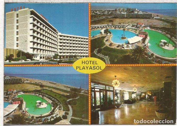 Postcards: ROQUETAS DE MAR ALMERIA ESCRITA HOTEL PLAYASOL