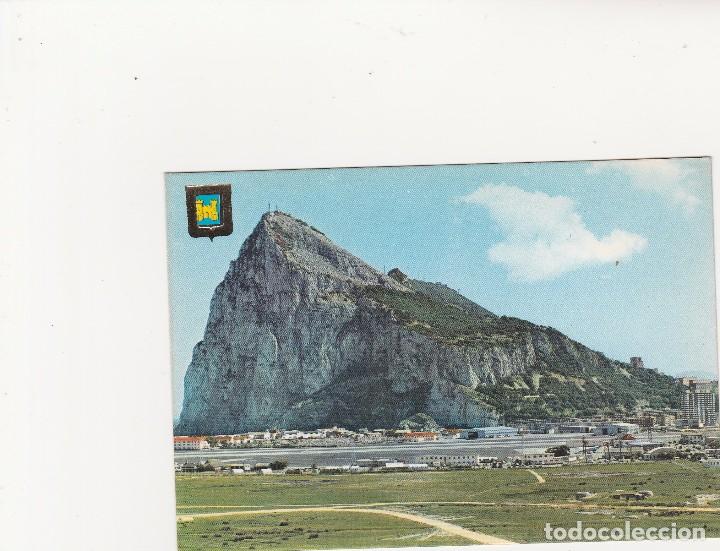 Postales: POSTAL DE LA LINEA.PE&Ntilde;ON DE GIBRALTAR N&ordm;33 ESCUDO DE ORO