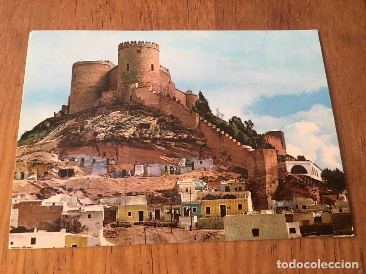Postales: P0833 POSTAL FOTOGRAFIA NUMERO 3 ALMERIA ALCAZABA Y CUEVAS DE LA CHANCA MURALLA