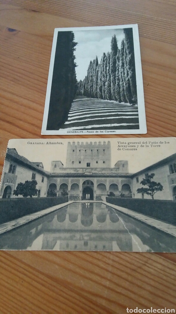 Postales: 2 postales Granada Alhambra - Foto 1