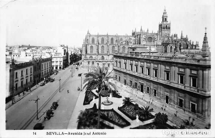 Postales: SEVILLA.- AVENIDA DE JOS&Eacute; ANTONIO