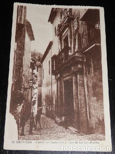 Postales: TARJETA POSTAL ANTIGUA DE GRANADA - Foto 1