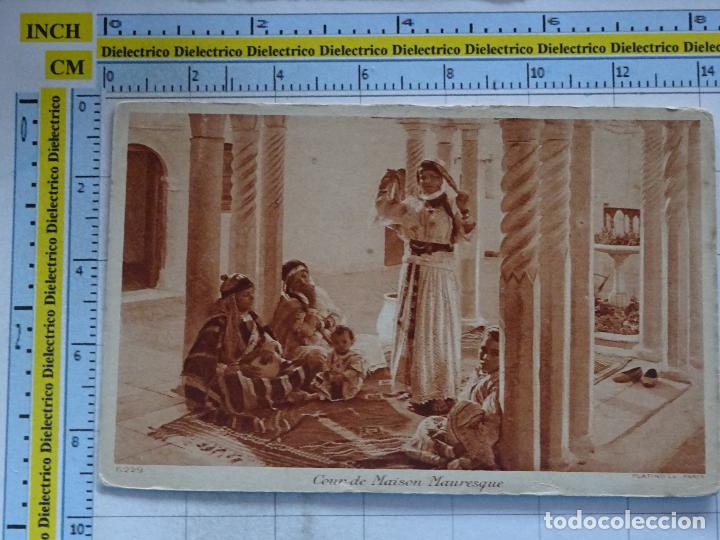 Postcards: ANTIGUA POSTAL &Aacute;FRICA NORTE MARRUECOS ARGELIA TUNEZ SAHARA VIVA &Eacute;TNICA. FAMILIA CASA. 1309