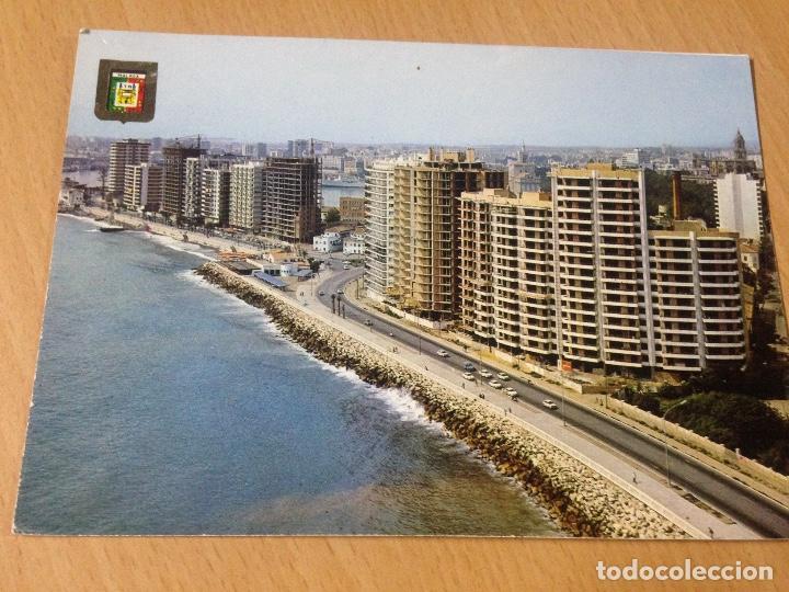 Postales: ANTIGUA POSTAL MALAGA PASEO MARITIMO - Foto 1