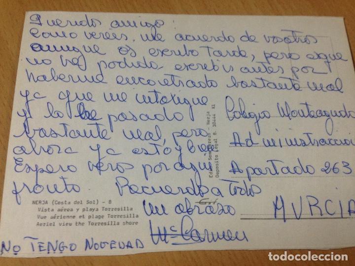 Postales: ANTIGUA POSTAL NERJA MALAGA - Foto 2