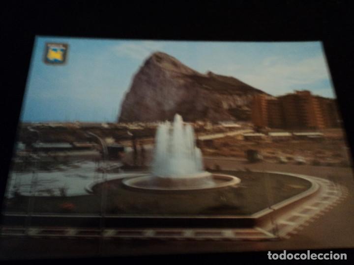 Postales: la linea playa y pe&ntilde;on de gibraltar a. subirats casanovas circulada 1991