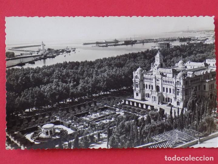 Postales: ANTIGUA POSTAL DE MALAGA - JARDINES DEL AYUNTAMIENTO - ... R-7353