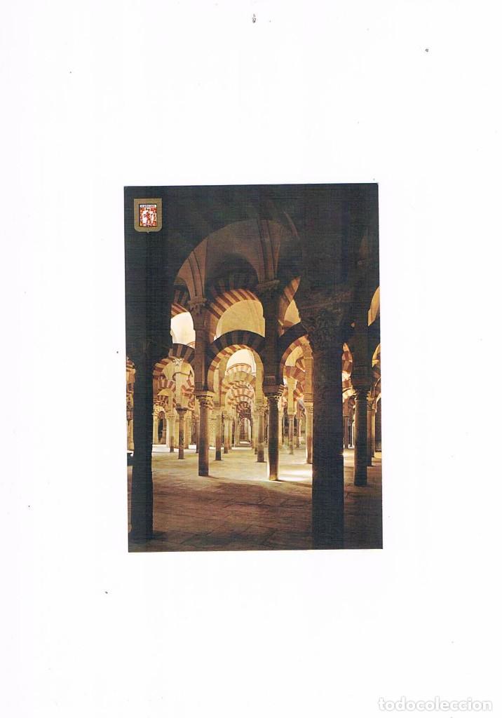 Cartes Postales: POSTAL ANTIGUA ANDALUCIA CORDOBA ESCRITA POR DETRAS LA MEZQUITA LABERINTO DE COLUMNAS