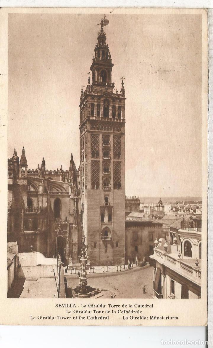 Postales: SEVILLA GIRALDA ESCRITA - Foto 1