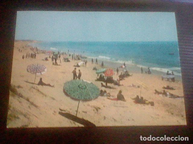 Postales: PLAYA NUEVA PUERTO SANTA MARIA CADIZ N&ordm; 2013 ED ARRIBAS S/C MUY ANIMADA RARO COLOR