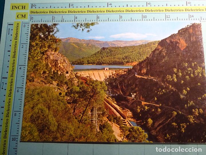 Postales: POSTAL DE JAEN. A&Ntilde;OS 70. PANTANO DEL TRANCO, EMBALSE PRESA. 1453