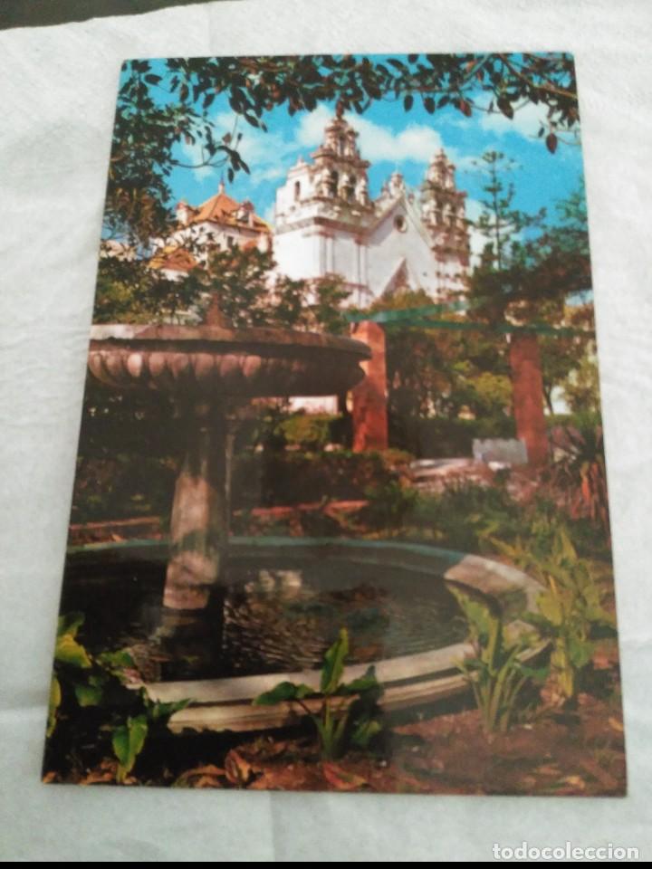 Postales: alameda marques de comillas e iglesia del carmen publicidad de cruzcampo y bar merodio en trasera