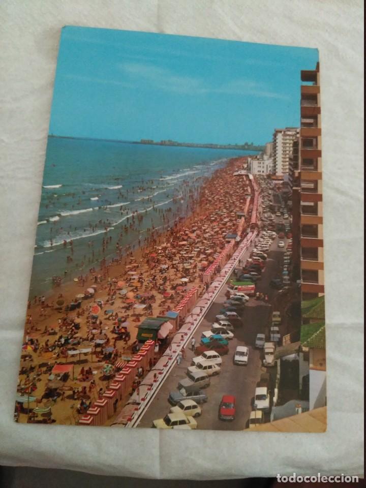 Postales: cadiz paseo maritimo y playa de la victoria sin circular
