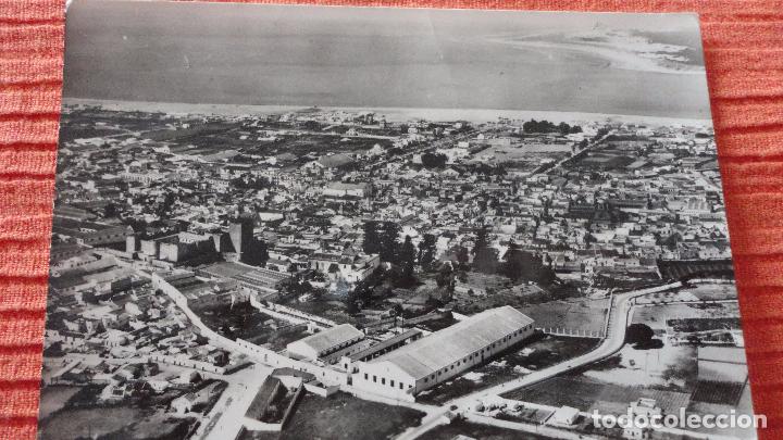 Postales: ANTIGUA POSTAL.VISTA AEREA.SANLUCAR DE BARRAMEDA.FOTO PAISAJES.1962