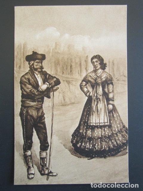 Postales: POSTAL GRANADA. TIPOS DE GITANOS. - Foto 1