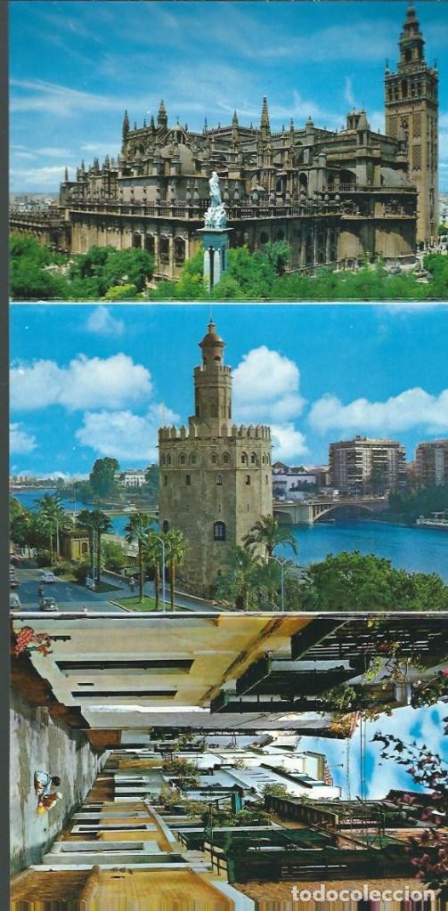 Postales: BLOC DE 12 POSTALES DE  SEVILLA - Foto 2