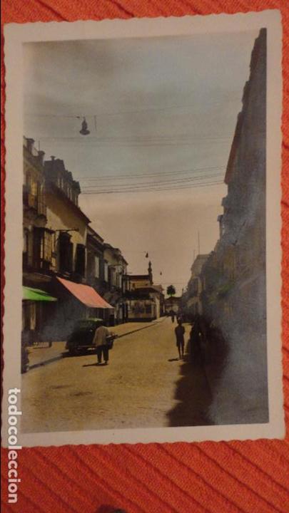 Postales: ANTIGUA POSTAL.CALLE SAN JUAN.SANLUCAR DE BARRAMEDA.SERRANO N&ordm; 7 COLOREADA