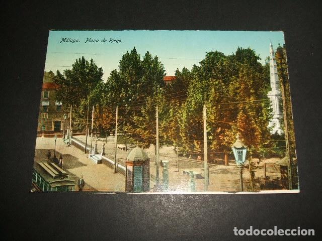 Postales: MALAGA PLAZA DE RIEGO - Foto 1